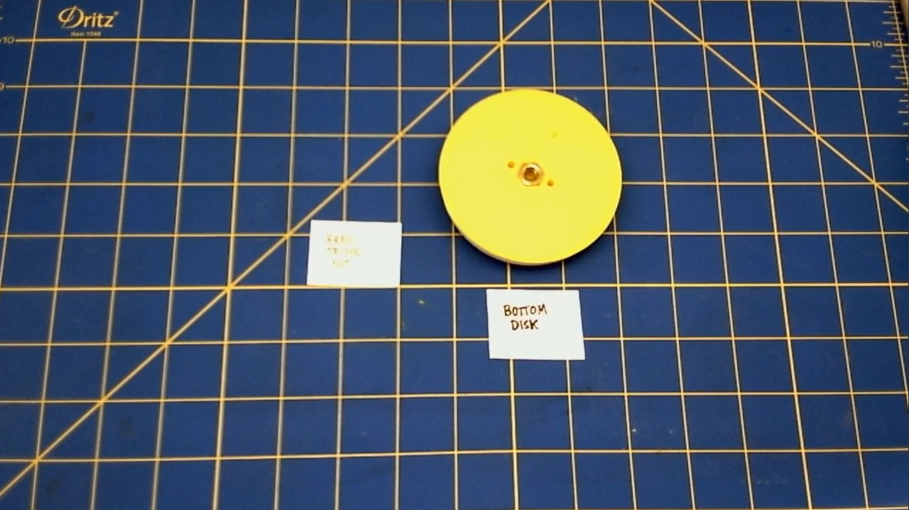 Bottom Disk Tripod Nut