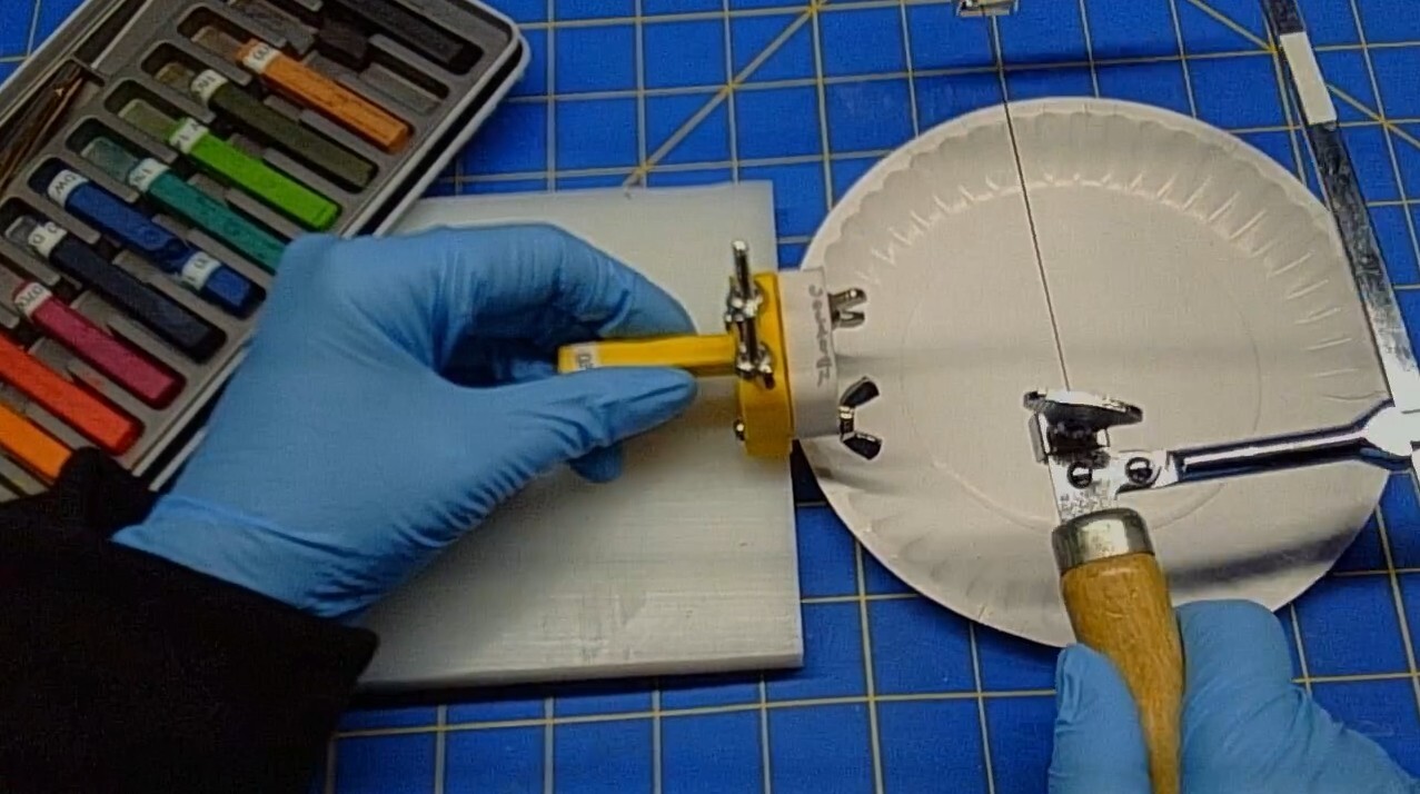 The Yellow Block inserted into the jig