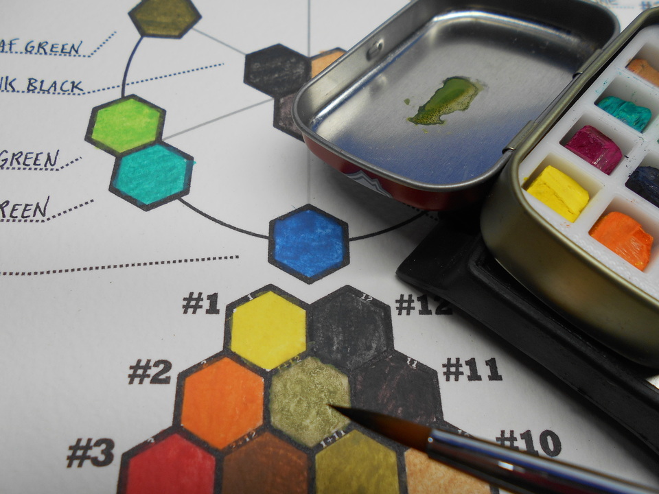 Close up photo of the hexagon